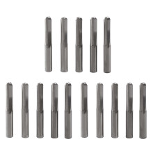 15 Stücke 6 mm 22 mm Zwei Schneidige Gerade FräSer Gerade Schaft FräSer FräSer 2 FlöTen Cnc Schneiden Wolfram Stahl Gerade Slot Bit fürHolz