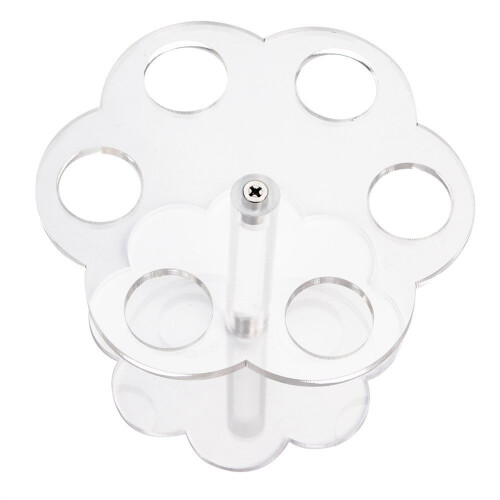 2 StüCke 6 LöCher Acryl EistüTe StäNder Halter Transparent 2