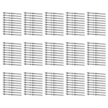 150 Pcs Stainless Steel Handrail Railing Cable Tensioner Threaded Stud End Fitting for 1/8 Inch Cable Wire (50 Pack)