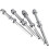 150 Pcs Stainless Steel Handrail Railing Cable Tensioner Threaded Stud End Fitting for 1/8 Inch Cable Wire (50 Pack) 3