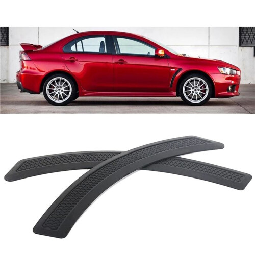 4Pcs Car Front  Side Vent Sticker Cover EVO Style for  Lancer 2008-2015 1