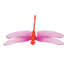 25Pcs 8cm 3D Artificial Dragonflies Fridge Magnet for Home Christmas Wedding Decoration, Colors Randomly Send