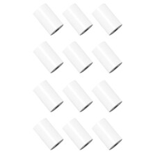 12 Rollen -Taschendrucker-Aufkleberpapier, 30 X 57 mm Selbstklebendes Thermopapier für Taschendrucker, Schwarz auf Weiß