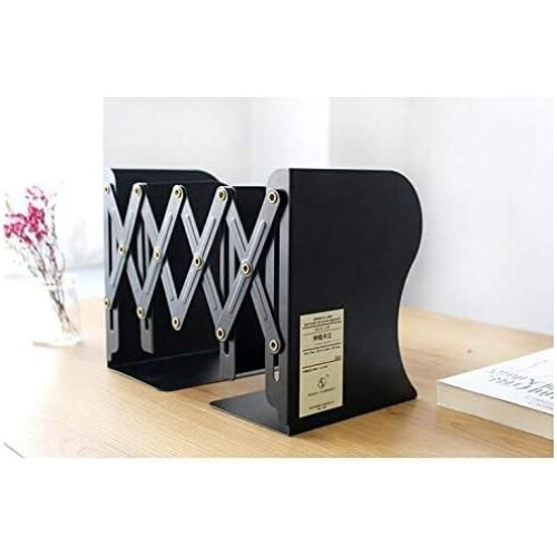 Stable Construction For Extendable Length, Space Saving Design Desktop Organizer With Elegant Appearance (Black) 1