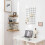 Efficient Corner Utilization Shelf For Living Room, Kitchen, Solid Wood Floating Shelf With Handcrafted Artisan Quality, Fan-Shape Design, Easy Assemb 5