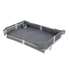 Kids Travel Tray for Airplane and Car, Foldable Snack and Play Tray for Toddlers, Easy Clean Surface