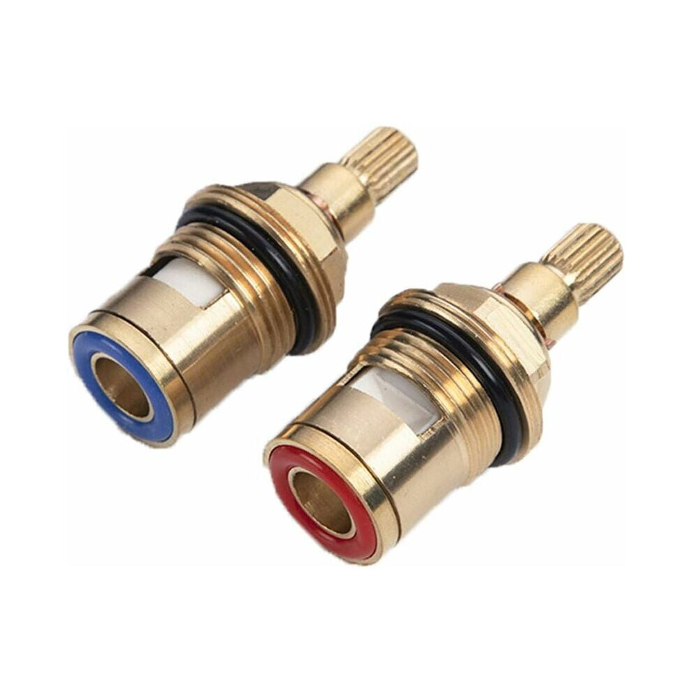 Replacement Ceramic Tap Cartridge Valves, Brass Ceramic Disc Tap Valves, Quarter Turn Disc Cartridge Faucet Valve Stem For Bathroom Kitchen Tap, High- 9441426822820