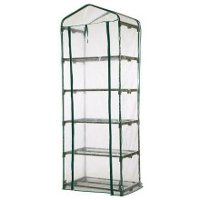 Portable Mini Greenhouse, Season Extension Indoor Outdoor Use Heavy Duty Transparent Cover, Compact Design Easy Assembly For Maximum Plant Protection