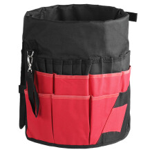 Multifunctional Gardening Tools Organizer Bucket Insert with 42 Pockets Oxford Cloth Storage Bag Waterproof Lightweight Fits 5 Gallon Work Bucket