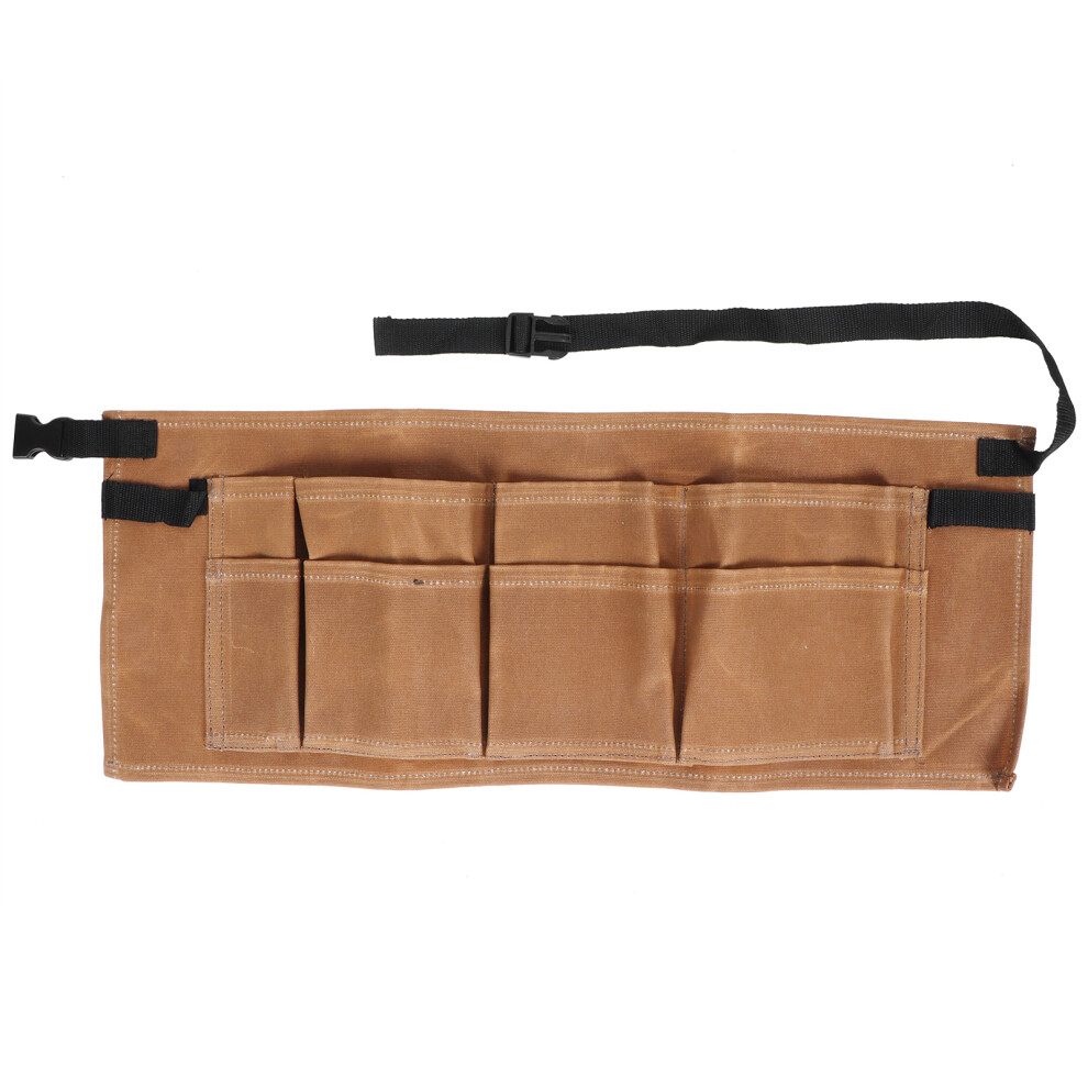 Pool Debris Collector Inspired Tool Apron Heavy Duty Canvas Storage With 8 Pockets Inline Leaf Canister For Woodworkers Mechanics And Artists 9441426723608