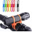 Support de lampe torche pour vélo, support universel antichoc avec sangle élastique, fixation étanche multi-usage en silicone pour guidon (LED). 2