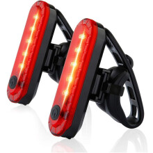 Lumină roșie pentru bicicletă pentru mersul pe timp de noapte, design modern, lumină spate impermeabilă cu lumină super puternică, instalare