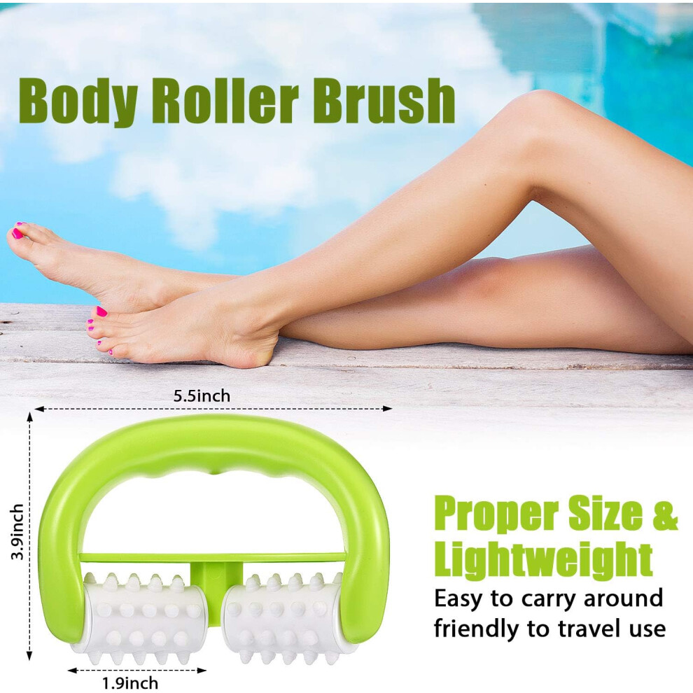 Portable Massage Tool, Ergonomic Design For Men Women Promotes Blood Circulation Stimulator And Deep Tissue Massage, Ideal For Wet Dry Use (Roller
