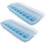 Bpa Free Ice Cube Trays, Flexible Silicone Molds With Stackable Lids For Space-saving Refrigerator Storage 1