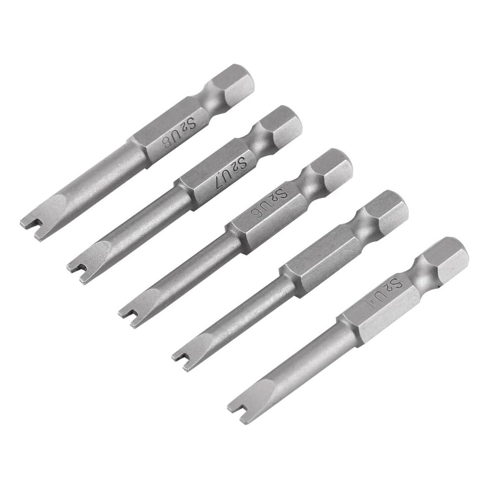 Innovative Shock Resisting Screwdriver Bits, S2 Steel U-Shaped Magnetic Power Tools For Electric Screwdrivers, Clearly Marked Specifications, 50Mm 9004841708201
