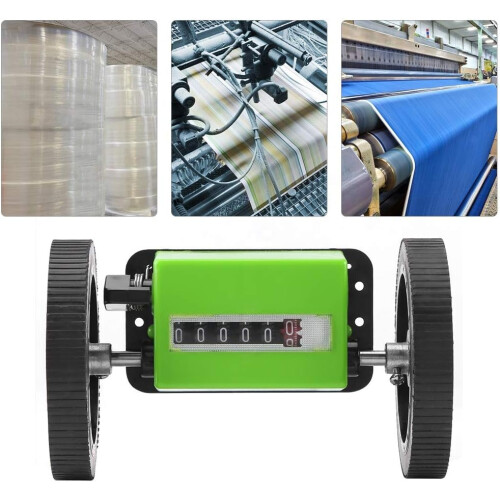 Innovative Digital Length Meter for Textile & Printing, Mechanical Length Counter with High-Quality Components, Stable Counting & Encoder Operation, 1