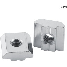 Tuercas y tornillos ranurados para el montaje de muebles y máquinas de papel, norma europea serie 30, resistencia a la corrosión y a la oxidación