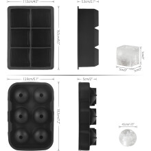 Chill Master: Your Ultimate Bar Tool, Durable Silicone Ensures Easy Clean And Multi-Purpose Ice Cubes For Every Occasion