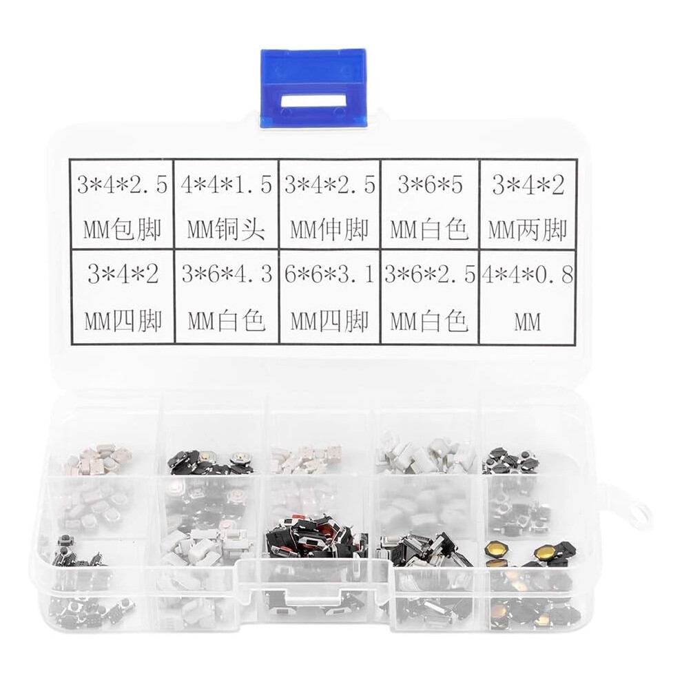 Micro Tactile Switch Kit For Car Remote Control Key, Durable Performance And Wide Operating Temperature Range Ensures Reliable Functionality In Any 9048212381518