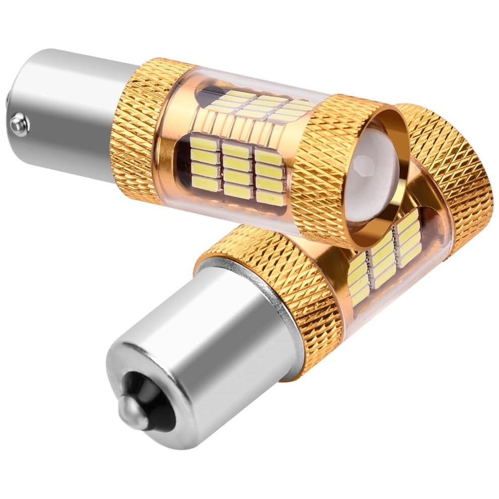 Canbus Ready 1156 Ba15s Led Bulbs, Non-Polarity Design For Easy Installation, Constant Current Circuitry For Stable Performance, Heat Dissipation 9128293590303