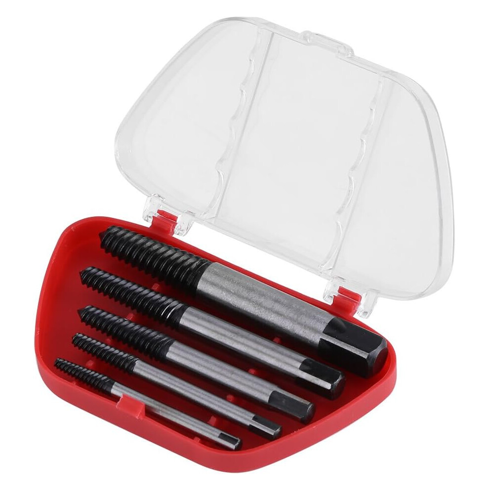 Professional Screw Extractor Kit, Tool Steel Extractors For Removing Stripped Screws And Damaged Bolts, Carbon Steel Pipe Extractor 9128293590105