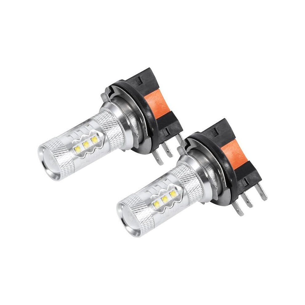 Led H15 Bulbs, Aluminum Alloy Construction For Optimal Heat Dissipation, 200% Brighter Than Halogen Bulbs, Simple Installation Process, Suitable For 9048212489917
