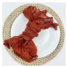 Cloth Napkins 4PC Sage Gauze Cheesecloth Napkins for Dining Table Settings, Weddings, Parties, and Banquets