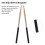 High-Quality 5A Maple Wood Drumsticks Anti-Slip Triangular Tip 1-Pair 2