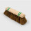 Head Only 12'' Synthetic Natural Coco Sweeping Broom Threaded Green Stripe 1