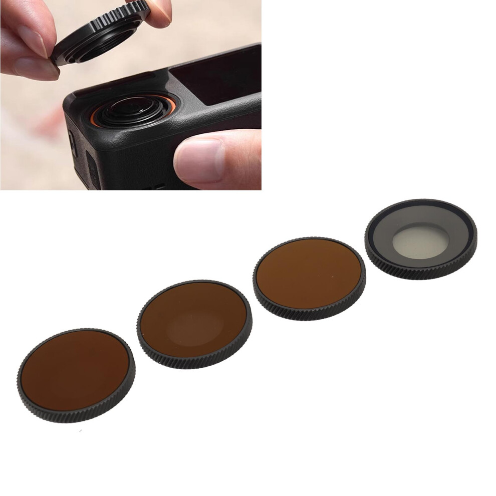 4-In-1 Cpl Nd8 Nd16 Nd32 Filter Kit For Dji Osmo Action 4 5051369101193
