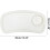 Multifunctional Child Snack Tray For Strollers, Enhanced Capacity, Secure Attachment, TravelReady, White 2
