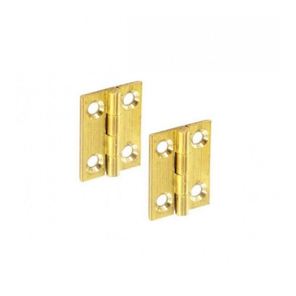 Securit Brass Butt Hinges (Pack Of 2) 5063107620361