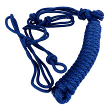 Horse Rope Halter Multi Knots Adjustable Safe Wearable Training Equipment Blue
