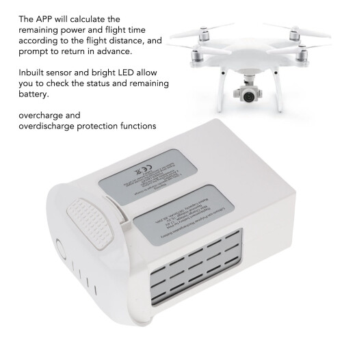 Batterie intelligente 15,2 V 5870mAh pour drones Phantom 4 Pro/Advanced 2