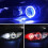 Angel Eyes LED 2Pcs Kit for BMW E39 E60 E61 E63 E83 E87 X5 M5, 12V DRL Marker Light Bulbs, White Blue Red Error 4