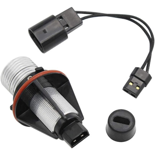 Angel Eyes LED 2Pcs Kit for BMW E39 E60 E61 E63 E83 E87 X5 M5, 12V DRL Marker Light Bulbs, White Blue Red Error 1