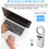 Pet Microchip Scanner with OLED Screen, 134.2kHz FDXB EMID RFID Reader, Bluetooth USB 2.4G, White 4