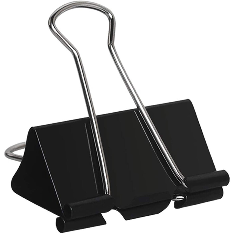 Big Paper Clamps For Wide Application, Extra Large Binder Clips Provide Secure Fastening, Tempered Steel Construction Offers Reusable Long-Term Durabi 9347418532916