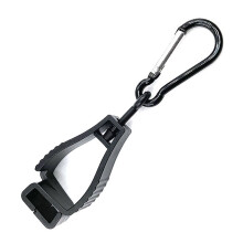 10PCS Black Plastic Glove Grabber Clips - Easy Clean & Portable