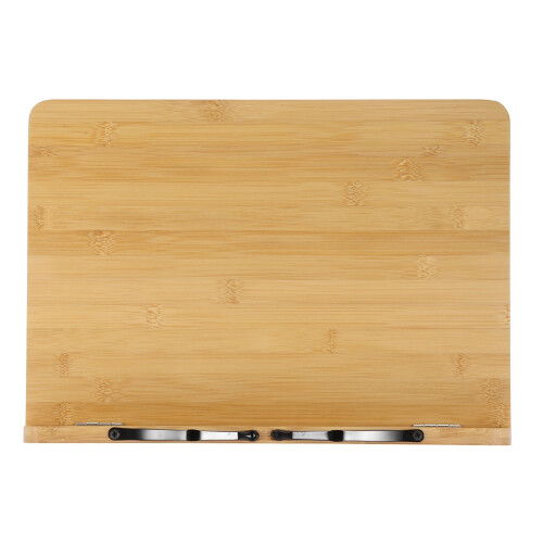 Foldable Reading Rest Portable Bamboo Stand Elegant Decor Addition Stable Music Support Versatile Document Holder Ergonomic Book Display