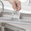 Pull Out Cleaning Supply Organizer, Foldable Corner Shower Caddy For Kitchen, Bathroom Sink Area (Adjustable, Super Drainage Speed) 3