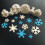 Plastic Cookie Molds, Embossing Tools With Spring Mechanism For Consistent Snowflake Patterns On Christmas Cakes 4
