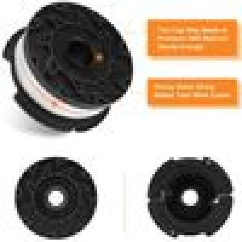 High-Quality Trimmer Line for Black And Decker, Auto Feed System Compatible, Durable Polyamide Nylon Thread, Robust Material For Efficient Cuts, Repla 2