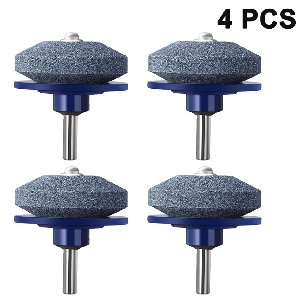 Effortless Lawn Maintenance Solution, Blade Sharpener For Power Drill, Corundum Ensures Longevity, Easy To Use, 4 Pack Ideal For Quick Blade 9405630496147