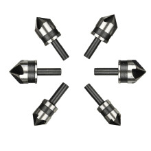 Sechskant-Senkbohrer-Set, 90-Fasenwerkzeug für präzises Anfasen, Senkbohrer-Set für bearbeitbare Metalle und Glasfaser-Kunststoffe