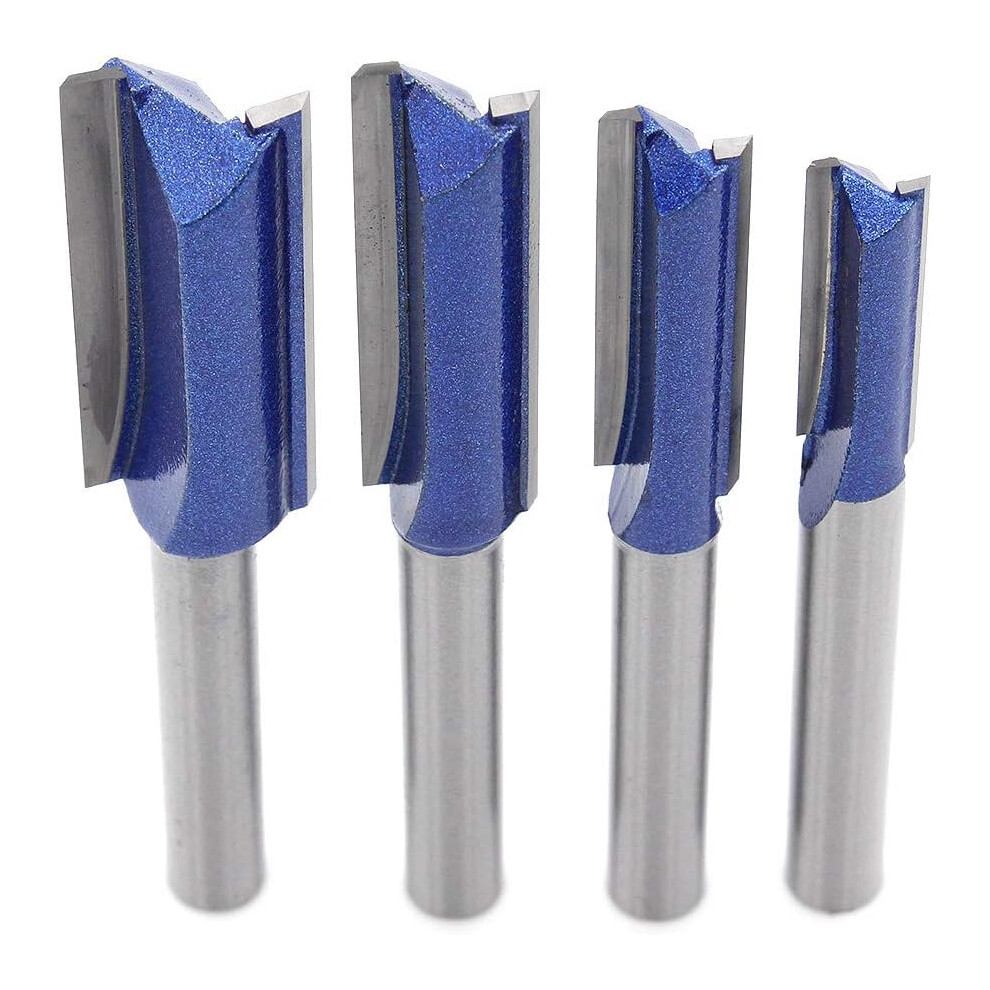 Dado Groove And Straight Cutting Excellence, Carbide Tipped Plunge Router Bits With Anti-Kickback Design 9048212496793