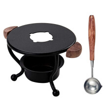 Porte-cuillère à sceaux de cire, chauffe-sceau rétro pour loisirs créatifs, kit de sceaux de cire sûr et fiable pour la création de tampons