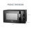 Swan Swan Wave Black Kettle Toaster & Microwave Set 13