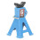 4Pcs Mini Jack Stand 1/24 Scale Blue 21x21x36-53mm 6
