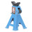 4Pcs Mini Jack Stand 1/24 Scale Blue 21x21x36-53mm 7